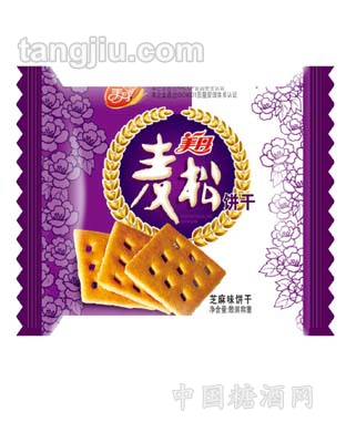 美丹麦松芝麻味饼干