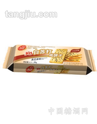 美丹白苏打饼干黑芝麻味