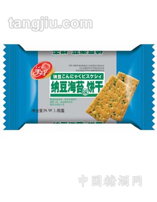 纳豆海苔味饼干