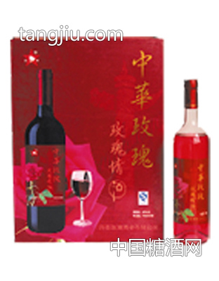 中华玫瑰情酒750ml28度