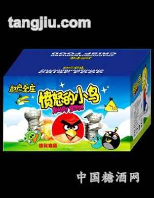 赵户全庄愤怒的小鸟膨化食品箱装（蓝）