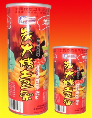 炭火烤土豆条（红）