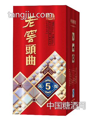 老窖头曲陈酿5普通金卡白卡