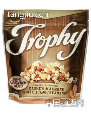 Trophy特罗菲杏仁腰果爆米花-225g