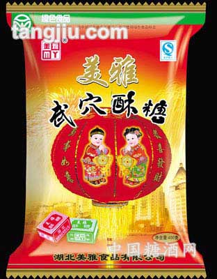 400g美雅酥糖纯黑麻