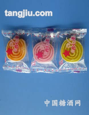 枕式卷心莲软糖