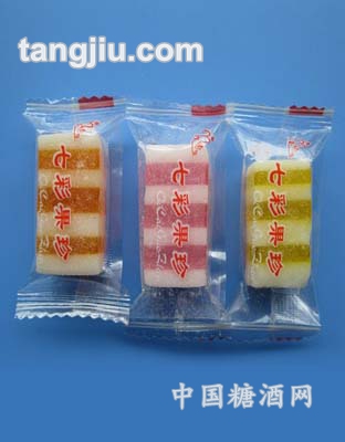 枕式七彩果珍软糖