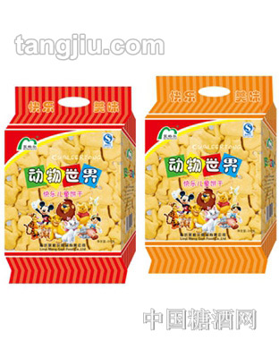 蒙格尔动物世界快乐儿童饼干310g