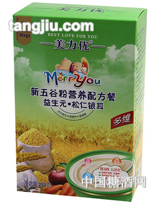 美力优益生元松仁银耳250g