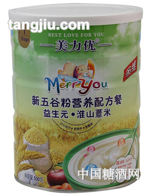 美力优益生元+淮山薏米500g