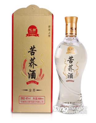 毛辅苦荞酒（金荞）500ml