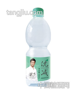 优减苹果味苏打水500ml