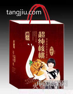 超六纯核桃乳手提袋
