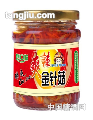 妙口姑爽辣金针菇-175g
