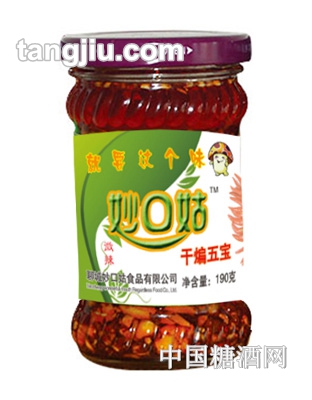 妙口姑干煸五宝学生餐-190g