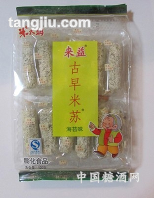 米大妈来益古早米苏120克海苔味