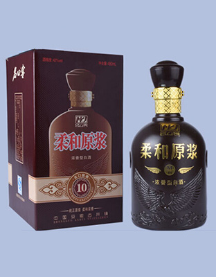 名口窖柔和原浆10年咖啡瓶