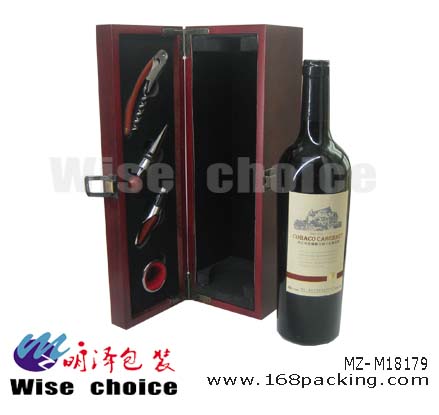 仿红木单只酒盒