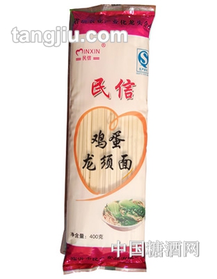 民信鸡蛋龙须面400g