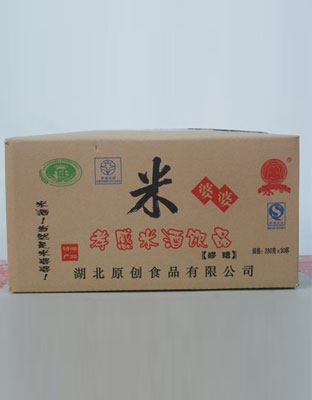 米婆婆米酒饮品外箱