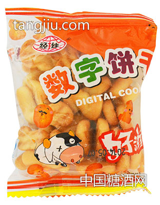 经纬数字饼干