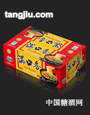 满口香牌红烧牛肉面箱装