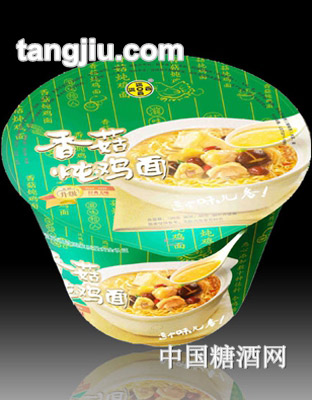 蒲欣香菇炖鸡面桶装
