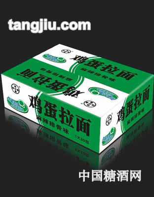 满口香鸡蛋拉面麻辣排骨味30包