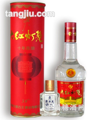 蒙古王38度大红灯笼十年陈酿