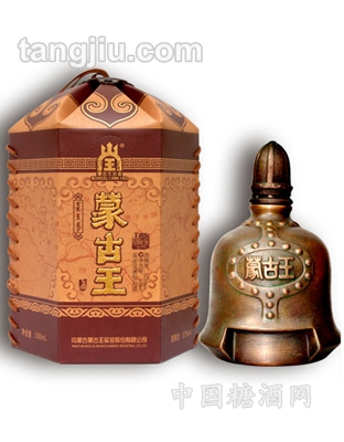蒙古王紫砂瓶蒙古武士头盔型52度