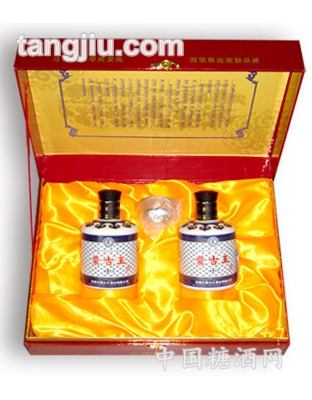 蒙古王38度红礼盒475ml