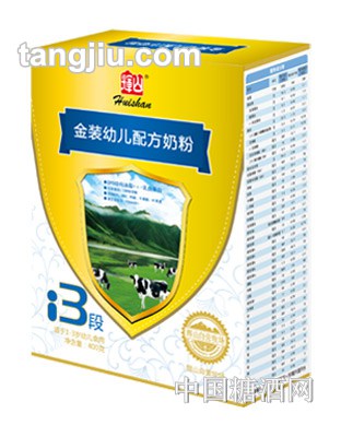 辉山金装幼儿配方奶粉3段400g