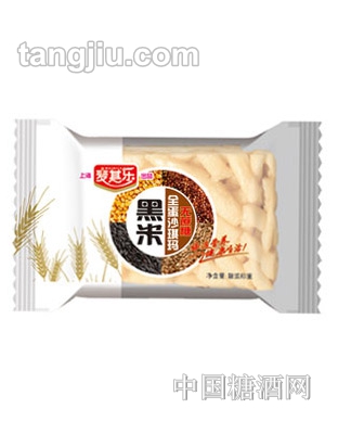 无蔗糖全蛋沙琪玛——黑米