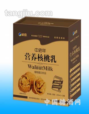 中老年营养核桃乳礼盒12-240ml