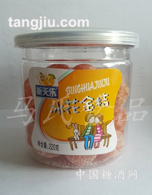 新天乐冰花金桔220g