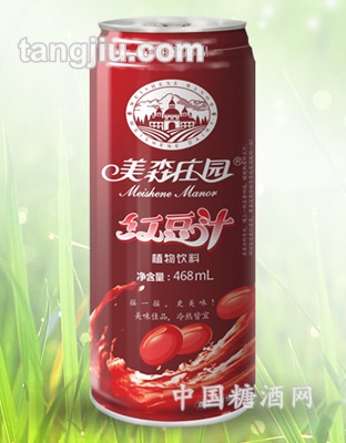 美森庄园468ml红豆汁植物饮料