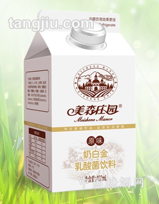 美森庄园468ml原味奶白金乳酸菌饮料