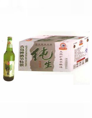 纯生风味啤酒