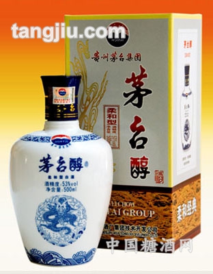 茅台醇500ml白蓝色
