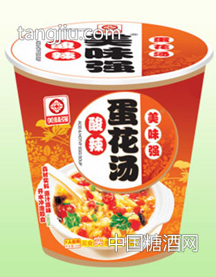 美味强蛋花汤(酸辣味)
