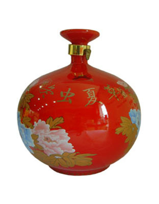 6克景德镇红瓷瓶