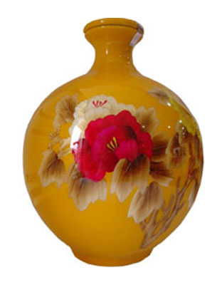 景德镇瓷瓶B款黄