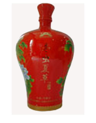9克景德镇红花瓶