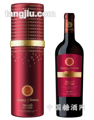 酒庄级美乐红筒葡萄酒