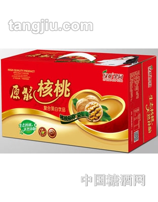 原浆核桃复合蛋白饮品箱装