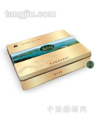 情系赐福湖月饼铁礼盒