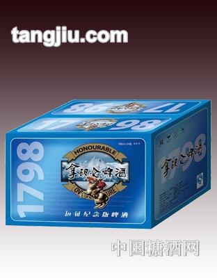 白瓶8度蓝色标1798纸箱330ml