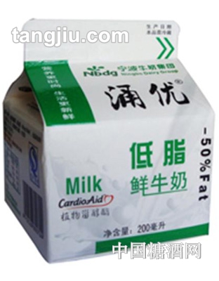 涌优低脂鲜牛奶200ml