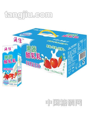 涌佳利乐砖果蔬酸乳乳饮品200ml