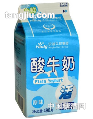 涌优原味酸牛奶490g